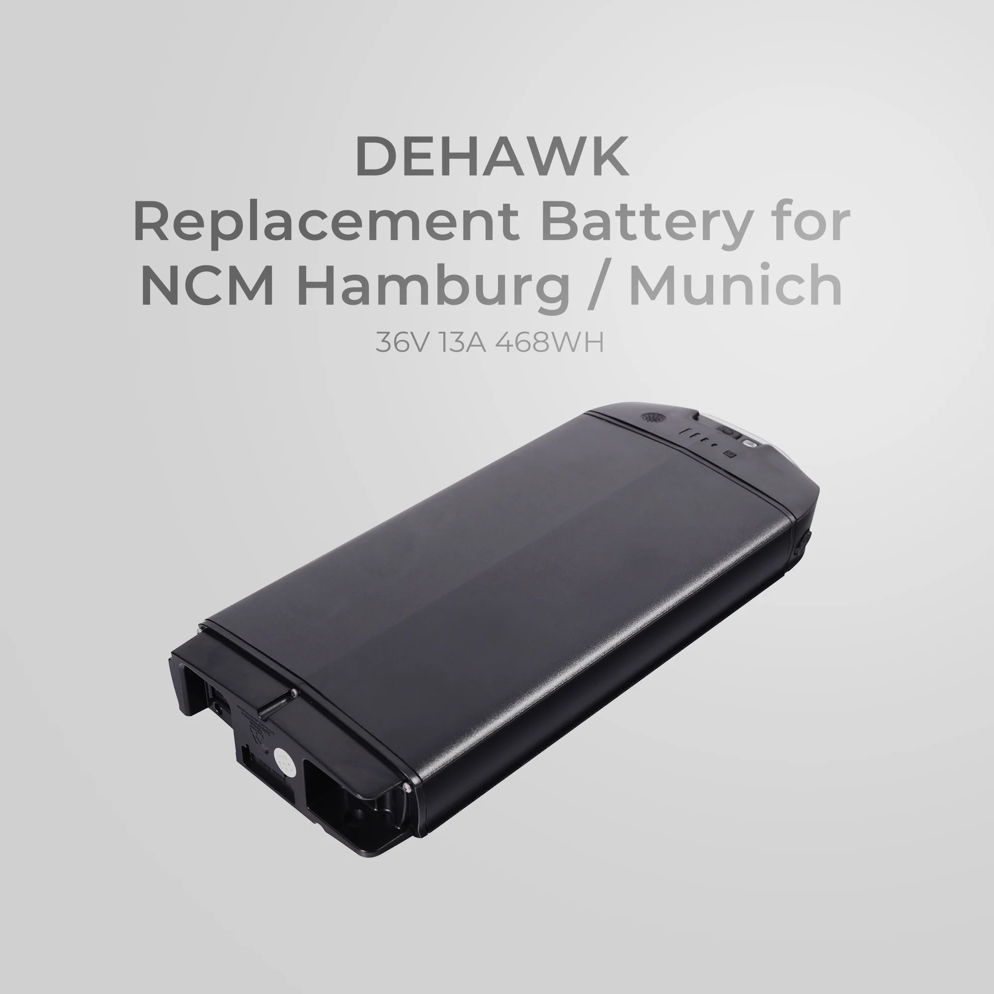 DEHAWK Replacement Battery for NCM Hamburg, Munich [Black] - Image 3