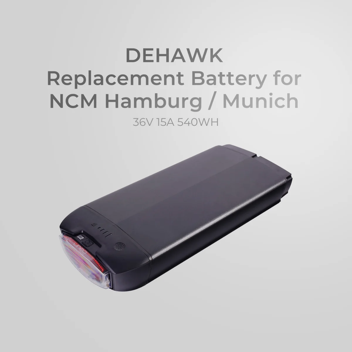 DEHAWK Replacement Battery for NCM Hamburg, Munich [Black] - Image 4