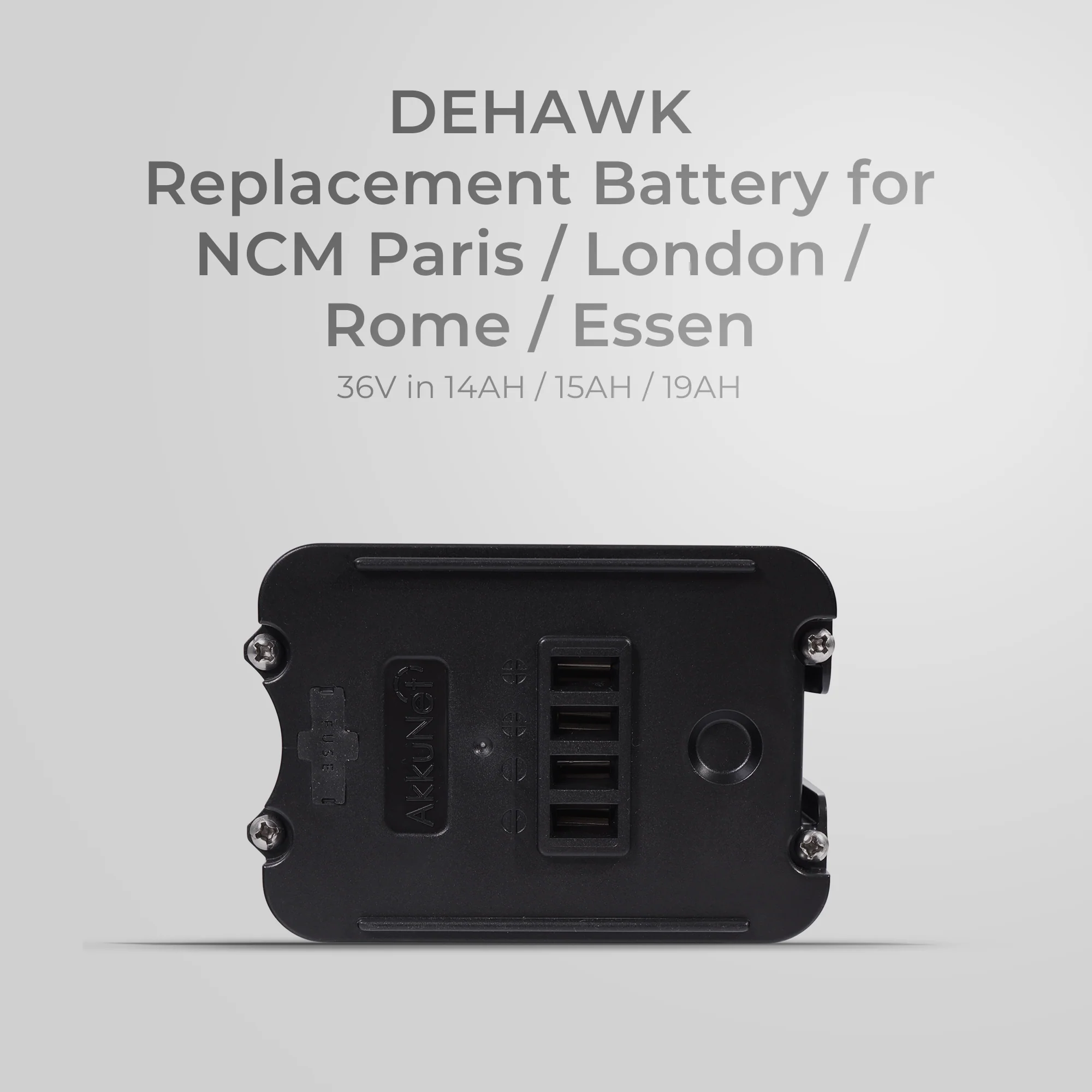 DEHAWK Replacement Battery for NCM Paris, London, Rome, Essen 36V - Image 4
